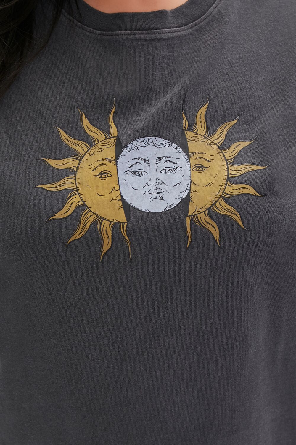 Plus Size Sun & Moon Graphic Muscle Tee - Image 5