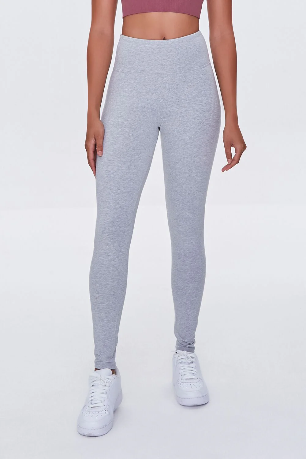 Active Heathered Leggings - Image 2