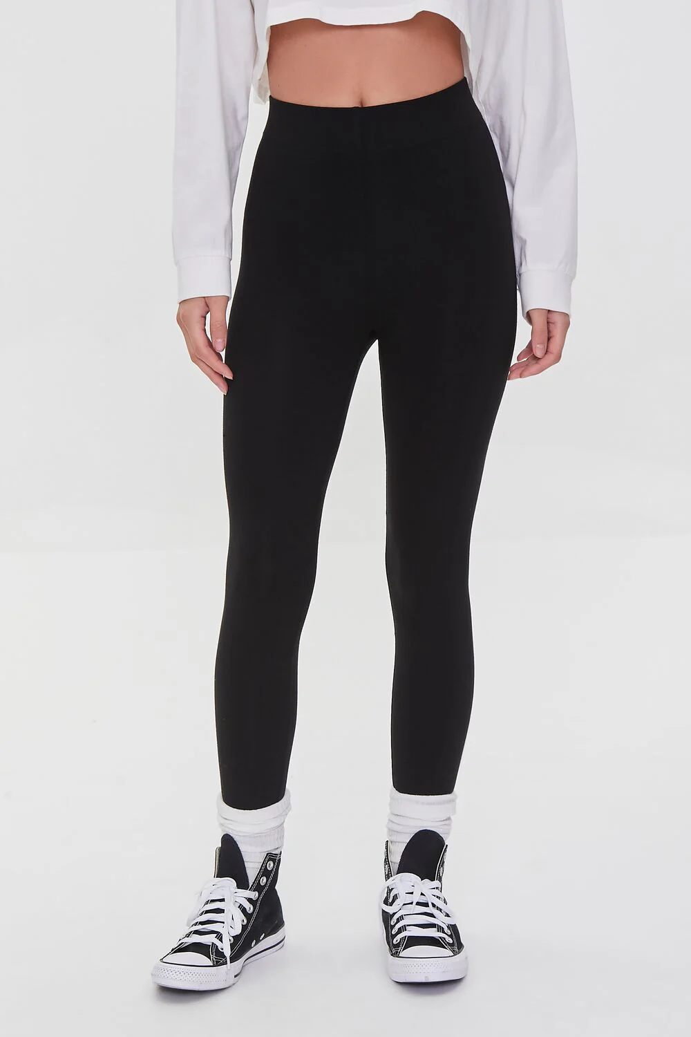 Basic High-Rise Leggings - Image 2