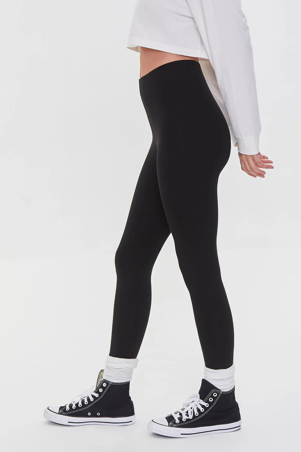 Basic High-Rise Leggings - Image 3