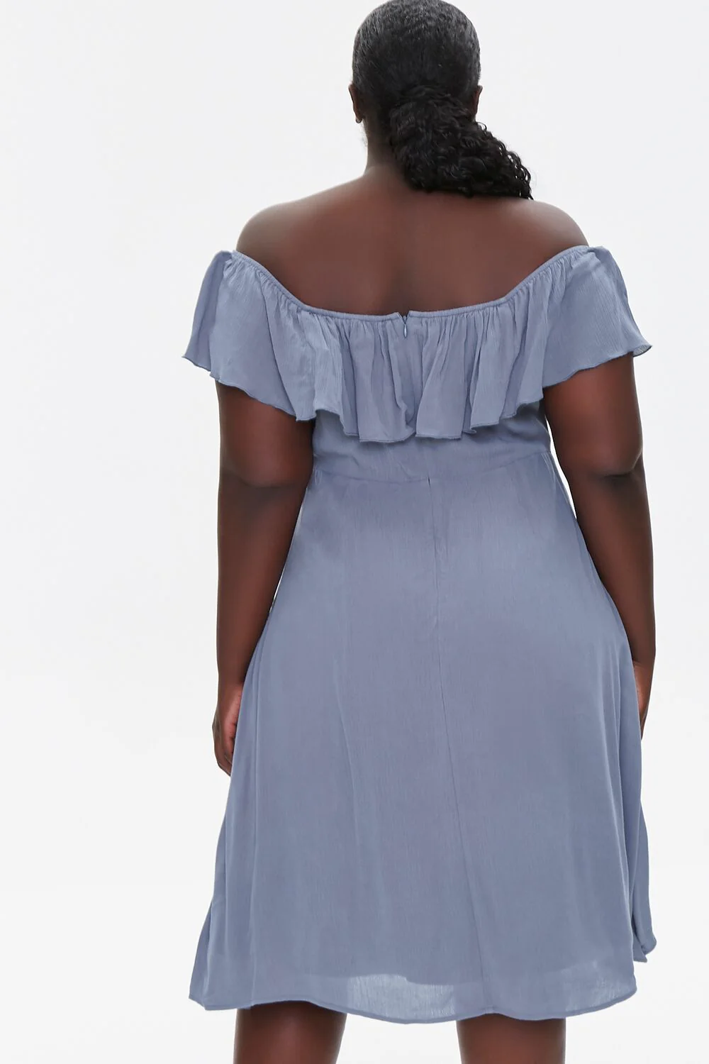 Plus Size Off-the-Shoulder Dress - Image 3