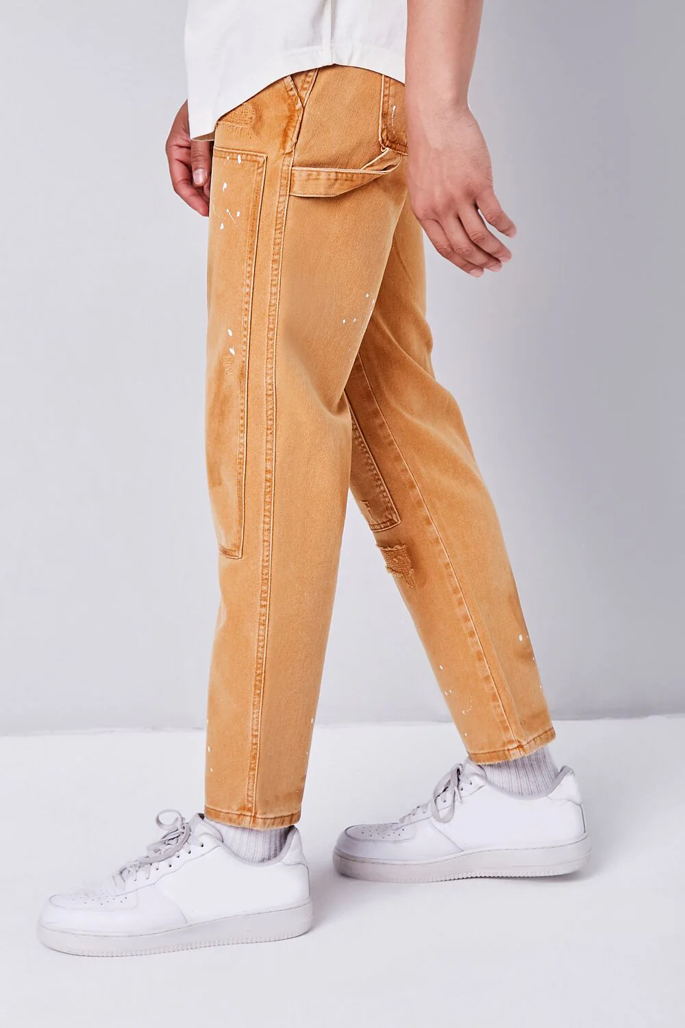 Distressed Paint Splatter Pants - Image 3