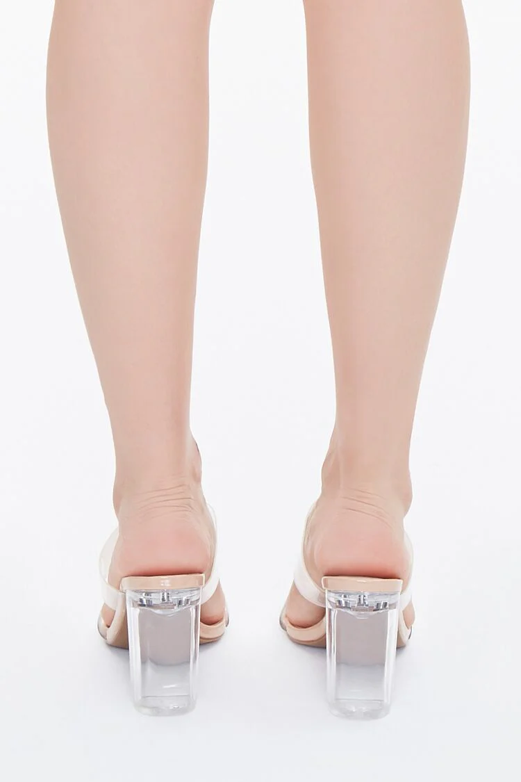 Transparent Lucite Block Heels - Image 3