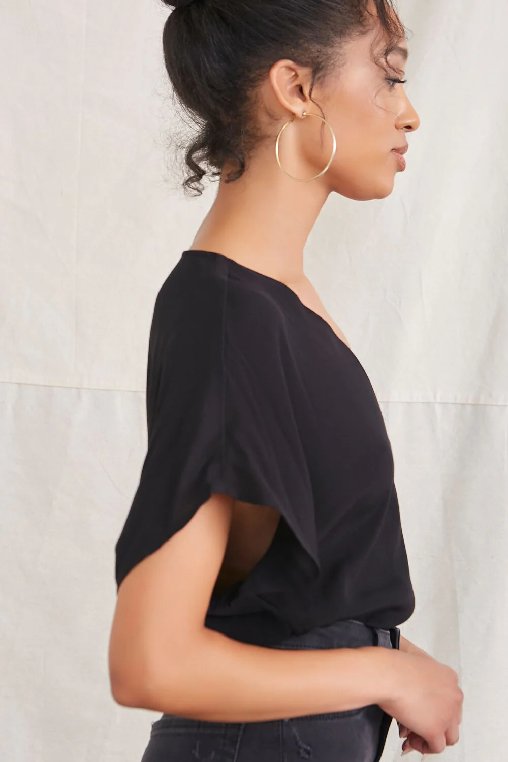 Crepe Surplice Bodysuit - Image 2