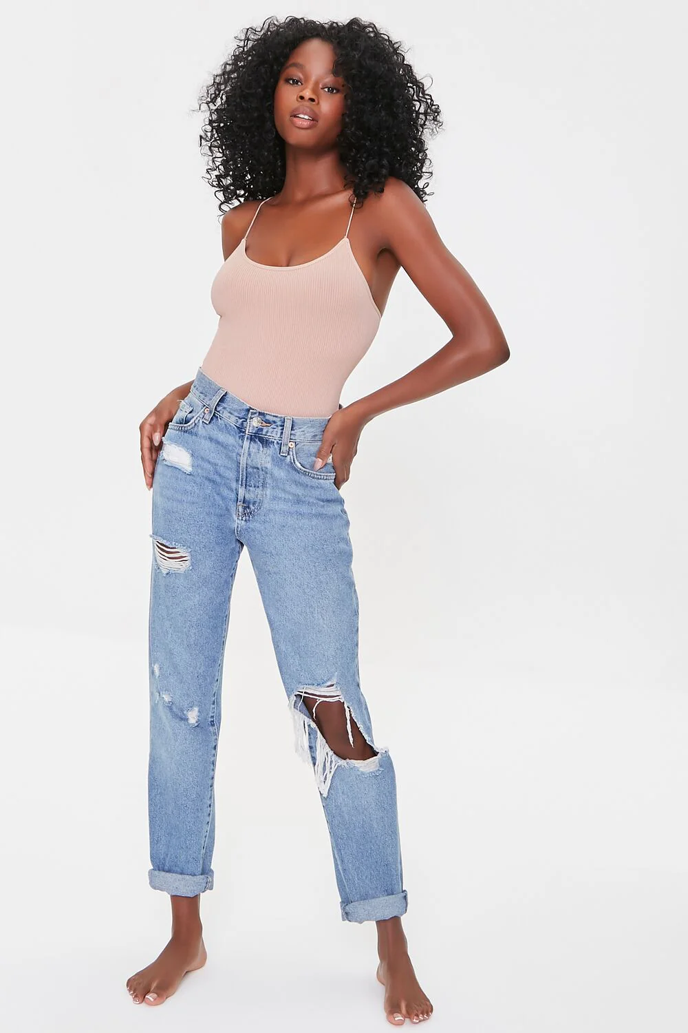 Seamless Ribbed Bodysuit - Image 4
