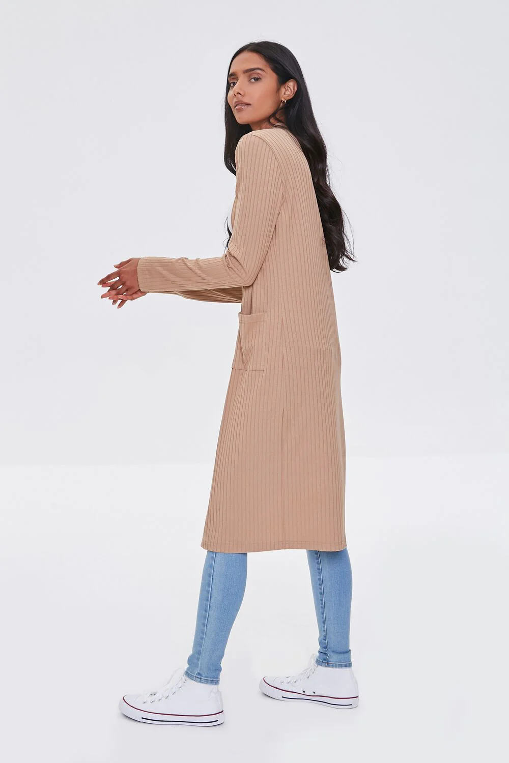 Longline Cardigan Sweater - Image 2