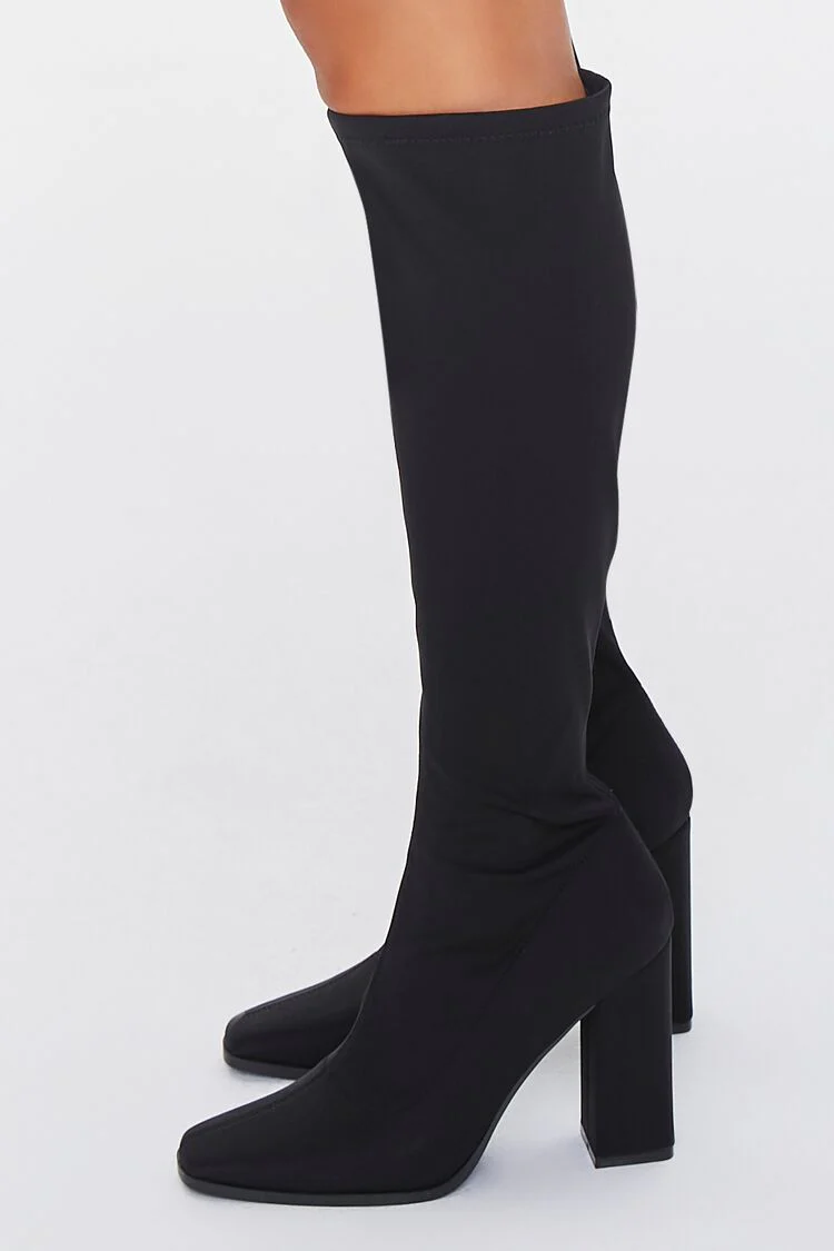 Knee-High Block Heel Boots - Image 2