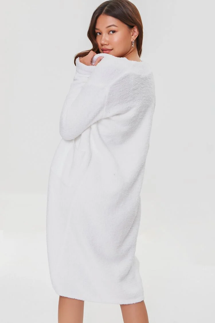 Fuzzy Knit Duster Cardigan - Image 3