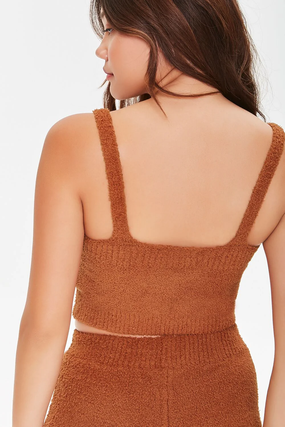 Fuzzy Knit Cropped Cami - Image 3