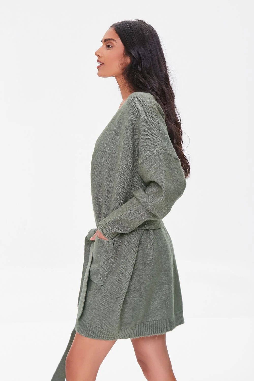 Longline Cardigan Sweater - Image 2