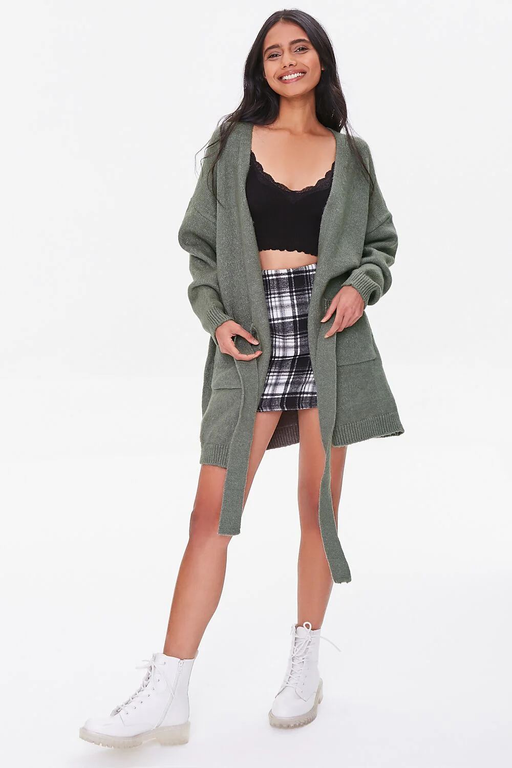 Longline Cardigan Sweater - Image 4