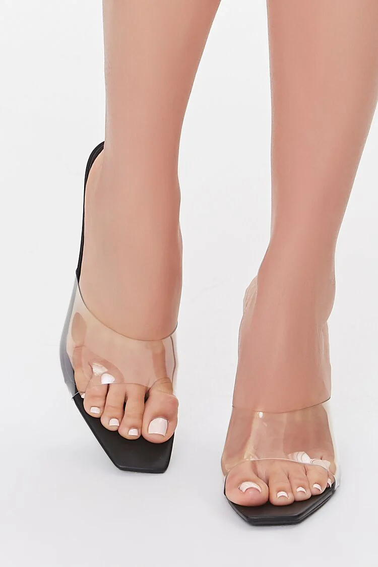 Transparent-Strap Stiletto Heels - Image 4