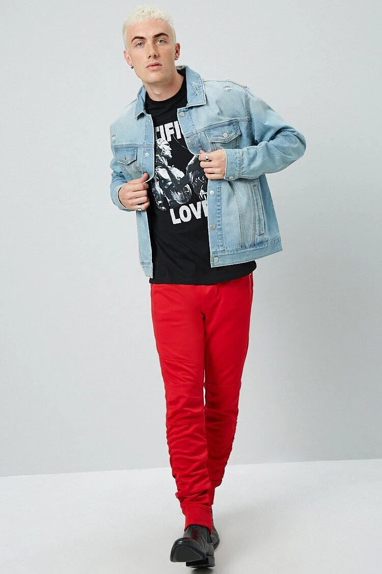 Distressed Denim Jacket - Image 4