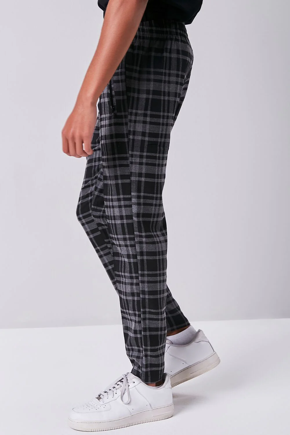 Plaid Slim-Fit Pants - Image 3