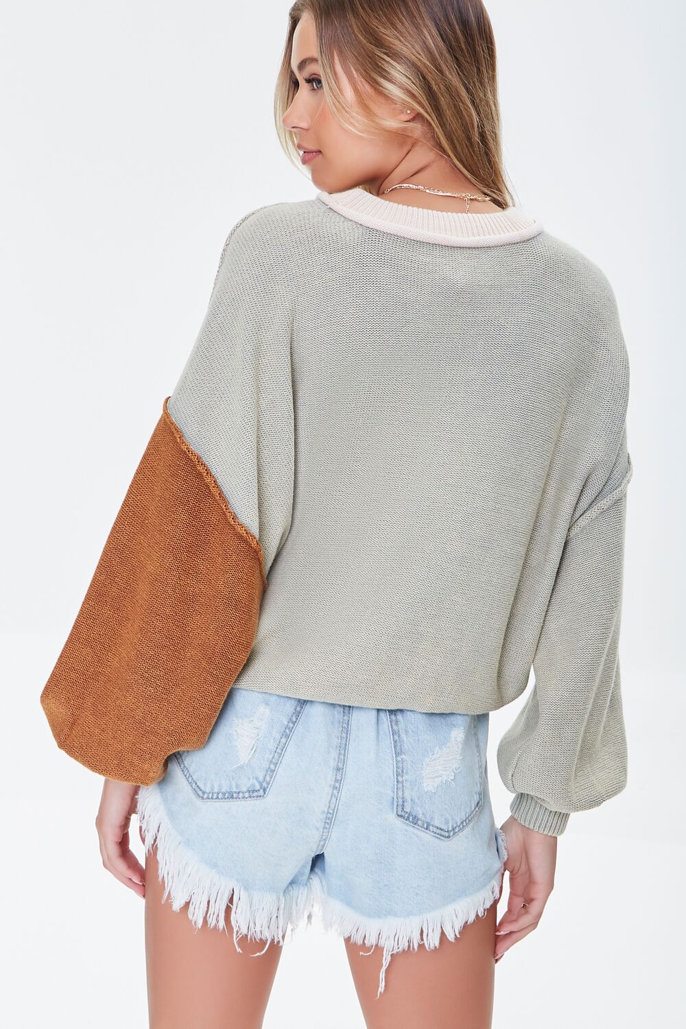 Colorblock Inverted-Seam Sweater - Image 4