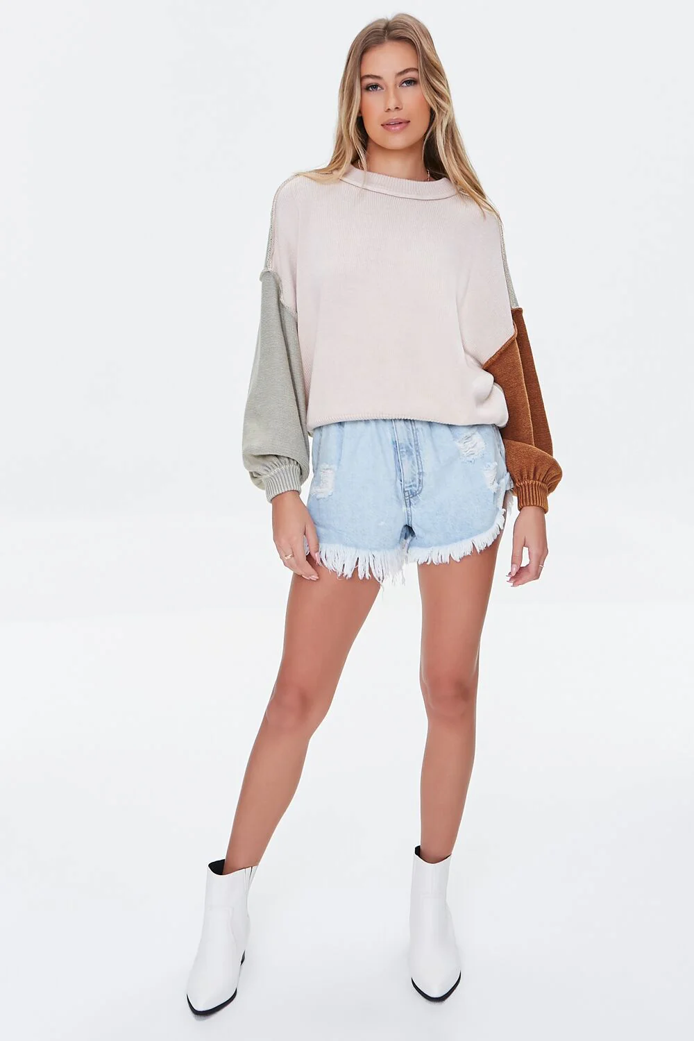 Colorblock Inverted-Seam Sweater - Image 5