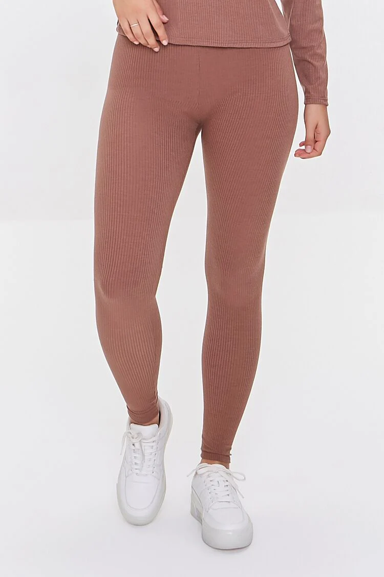 Ribbed Knit Top & Leggings Set - Image 5