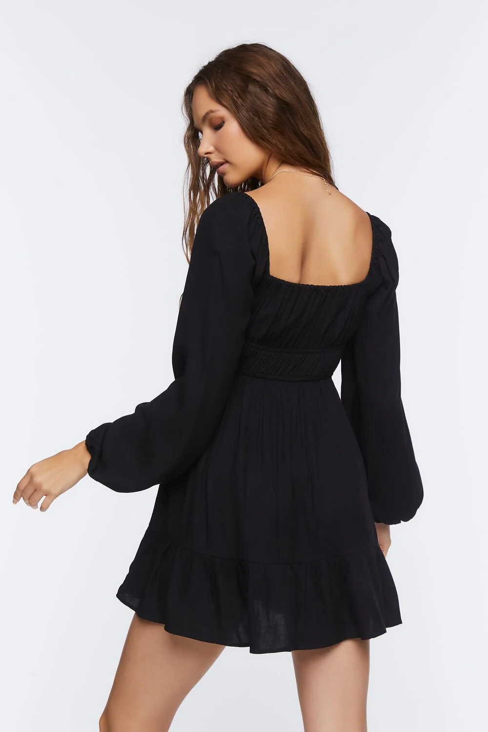 Fit & Flare Mini Dress - Image 3