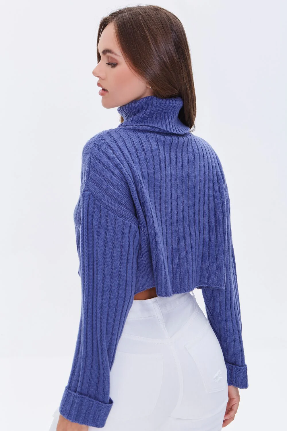 Ribbed Turtleneck Sweater - Image 3