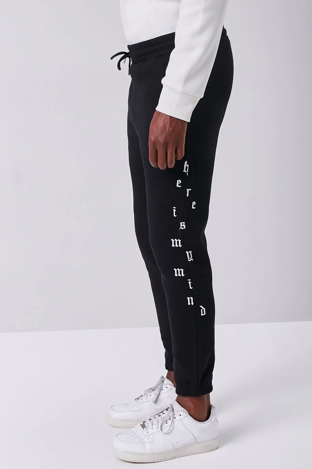 Mind Graphic Fleece Joggers - Image 3
