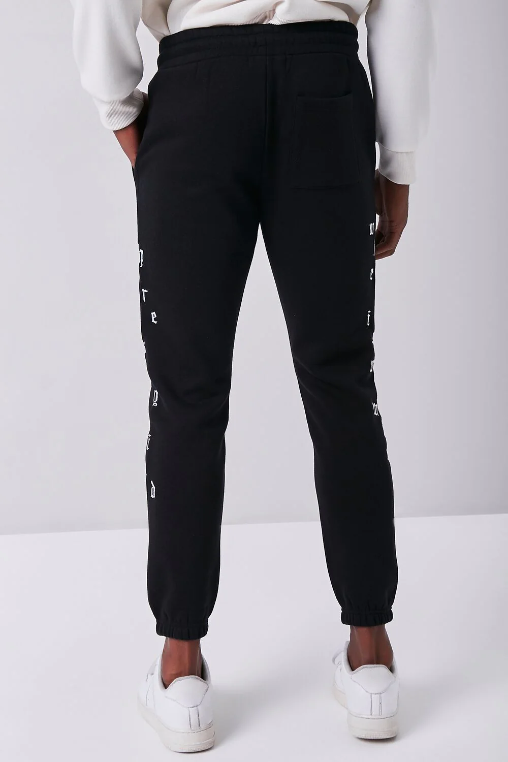 Mind Graphic Fleece Joggers - Image 4