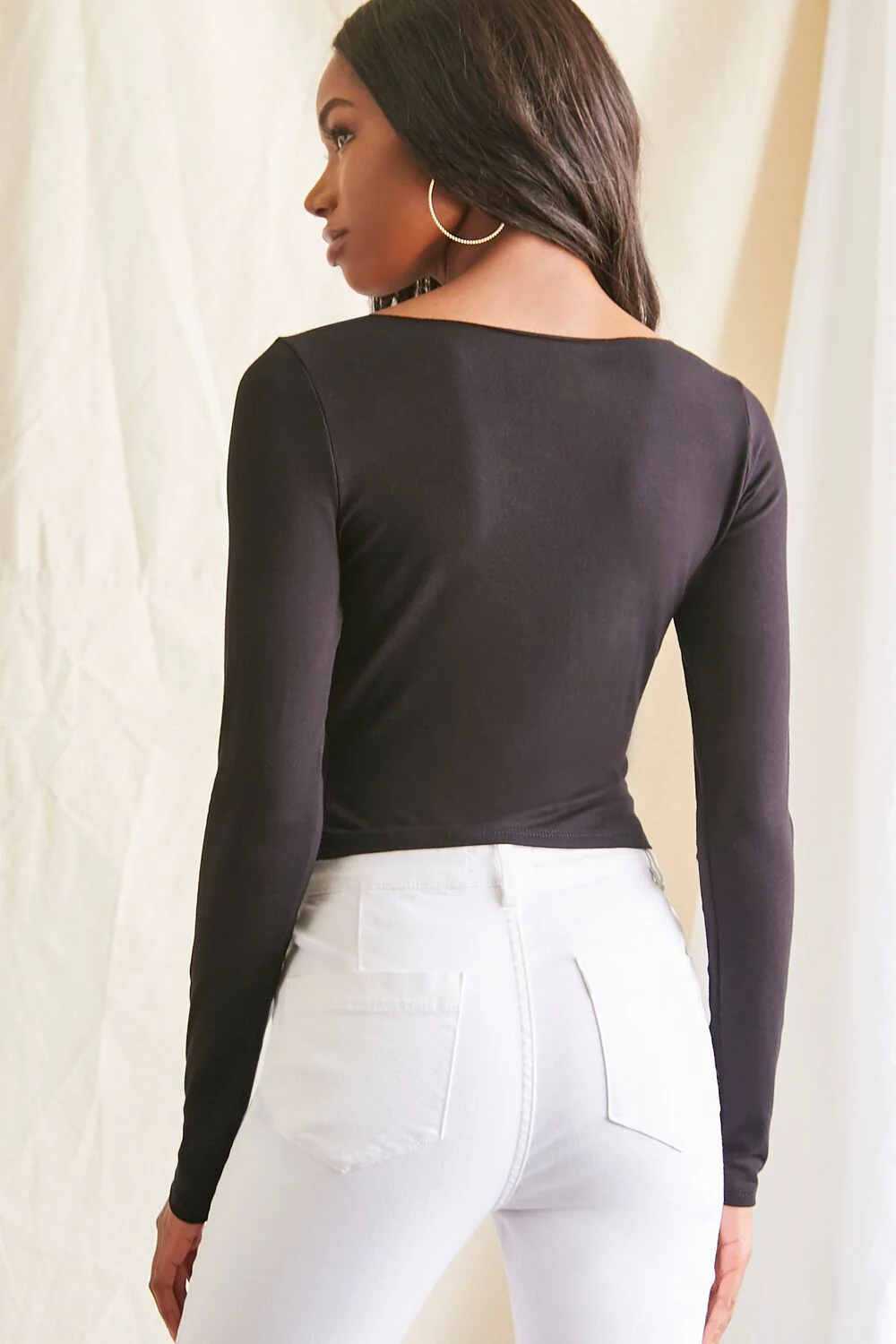 Asymmetrical Buttoned Top - Image 3