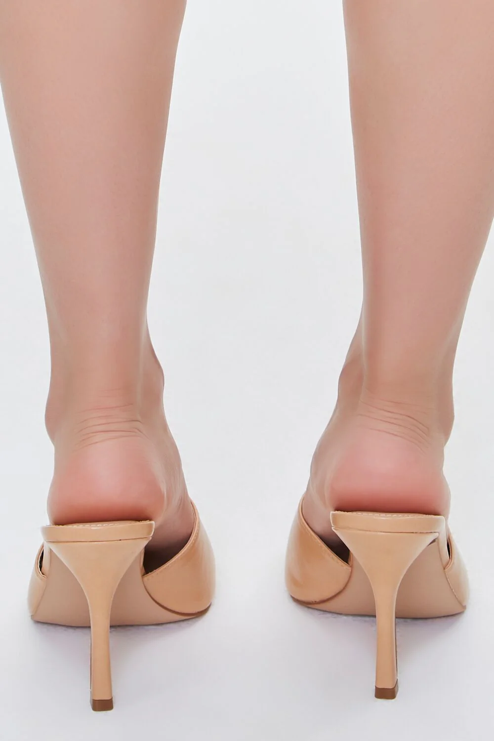 Faux Leather Stiletto Heels (Wide) - Image 3