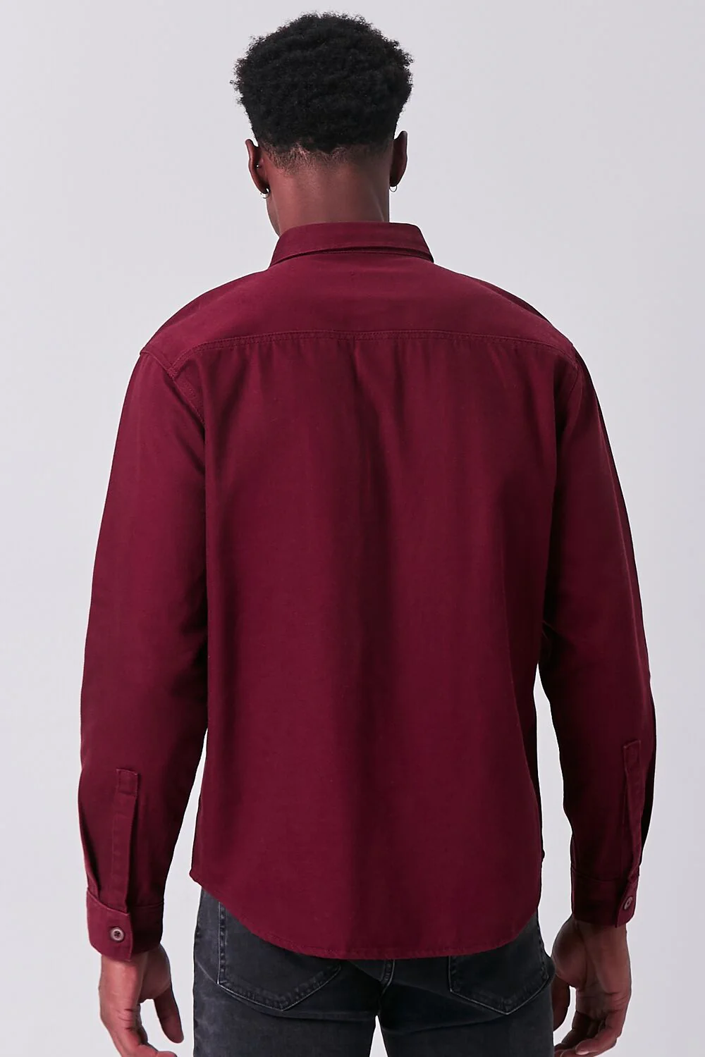 Long Sleeve Dual-Pocket Shirt - Image 7