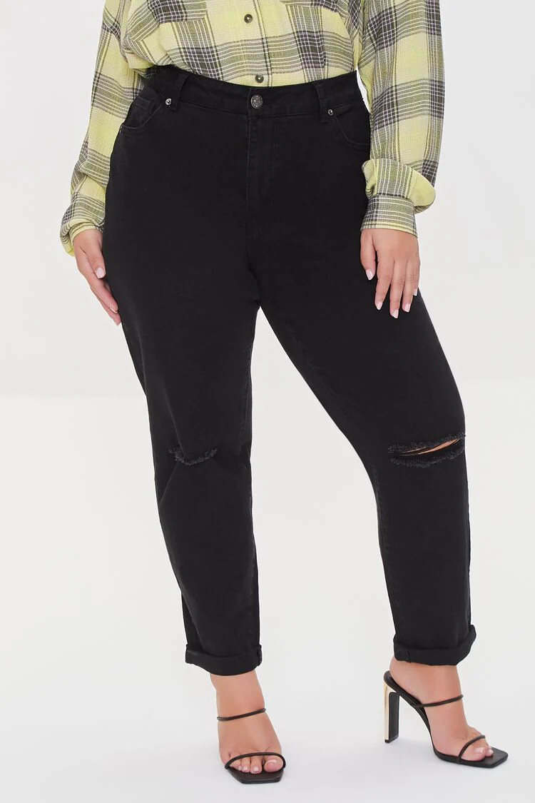 Plus Size Premium Boyfriend Jeans - Image 2