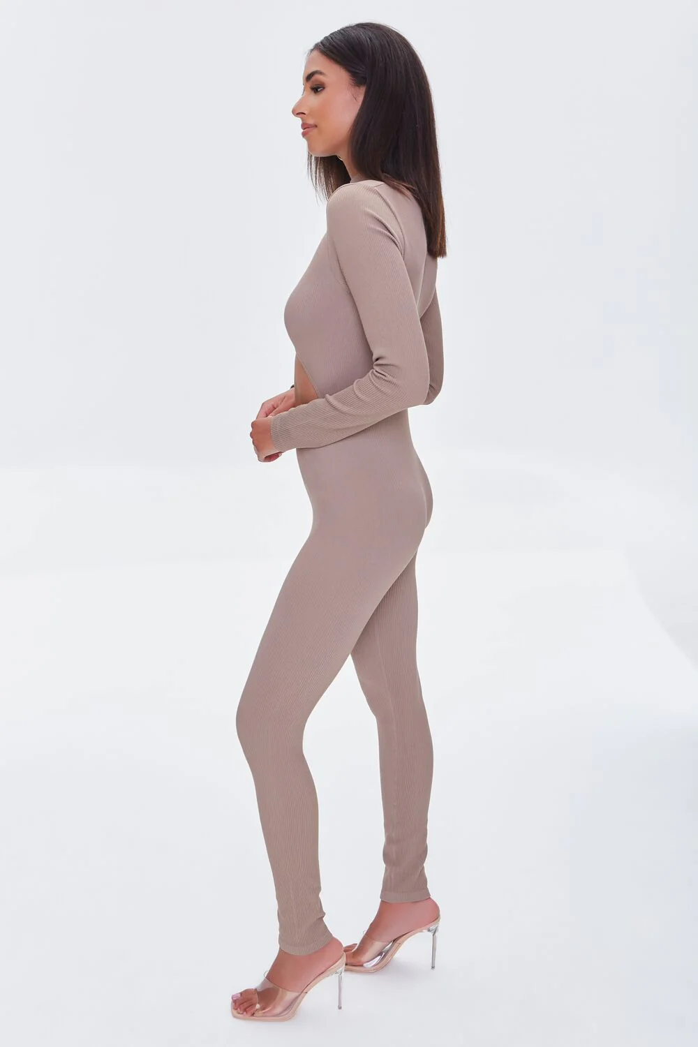 Seamless Mock Neck Jumpsuit - Image 2