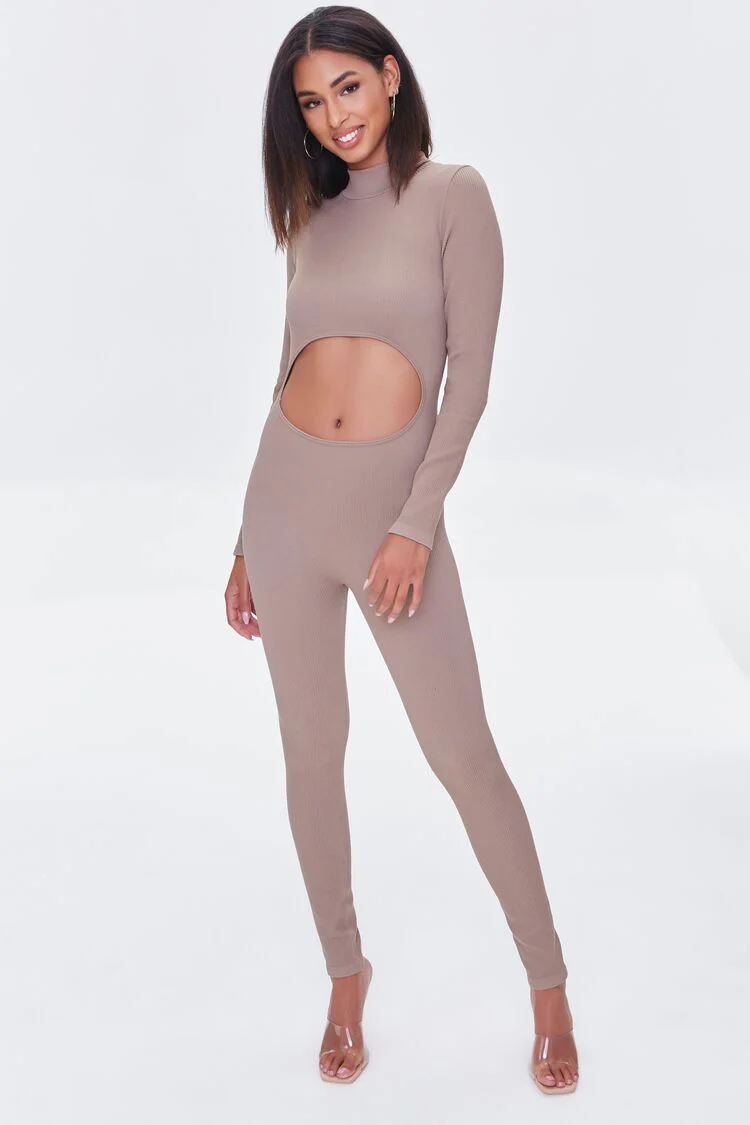 Seamless Mock Neck Jumpsuit - Image 4