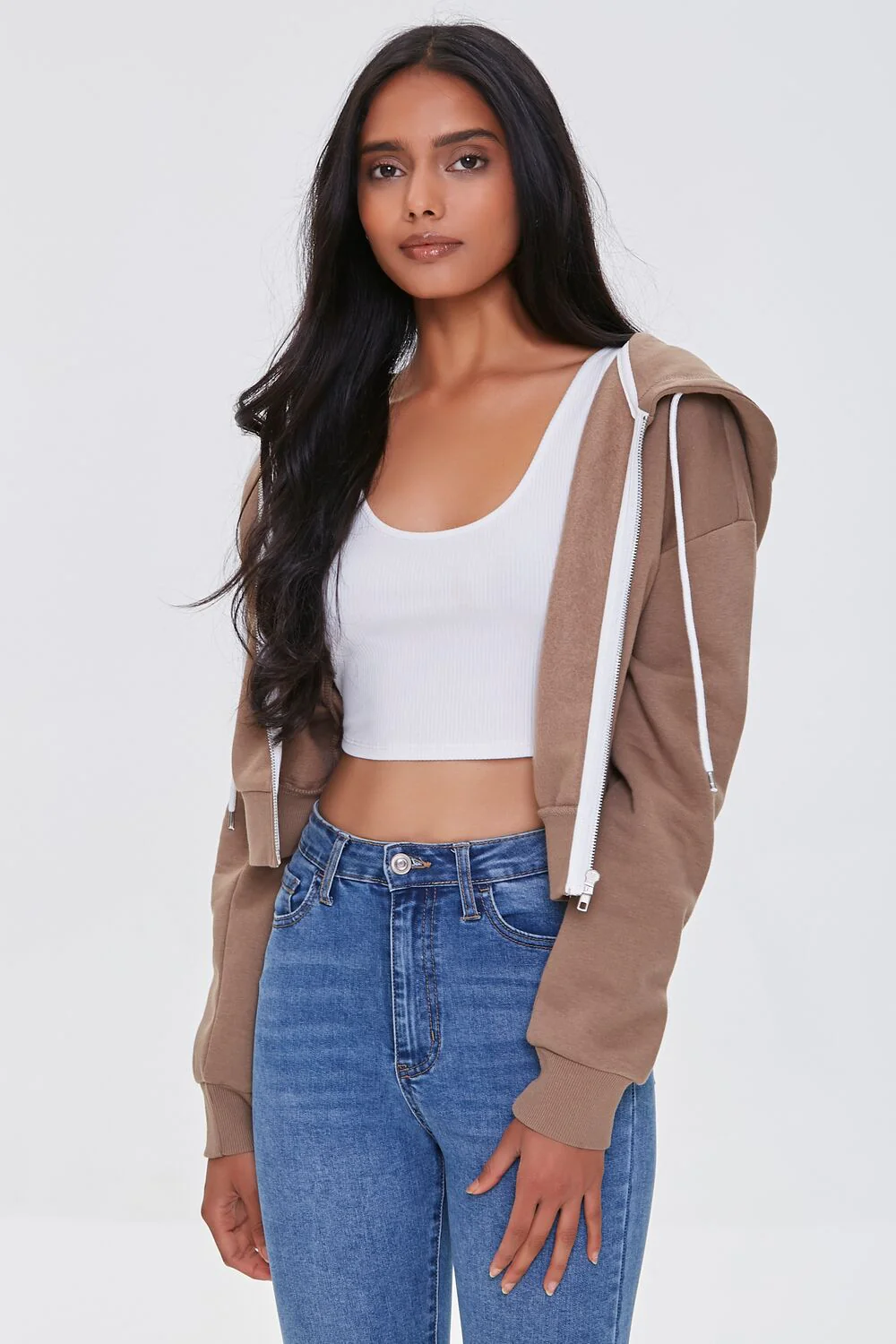 Basic Fleece Zip-Up Jacket - Image 5
