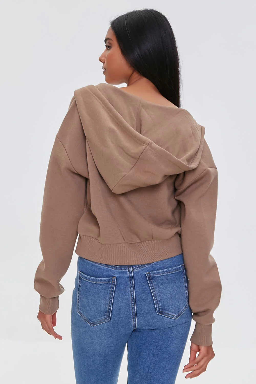 Basic Fleece Zip-Up Jacket - Image 7