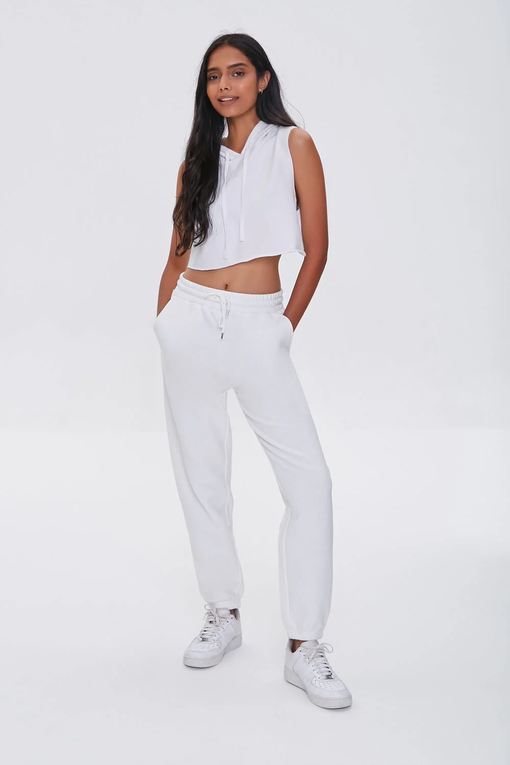 Basic Fleece Drawstring Joggers - Image 10