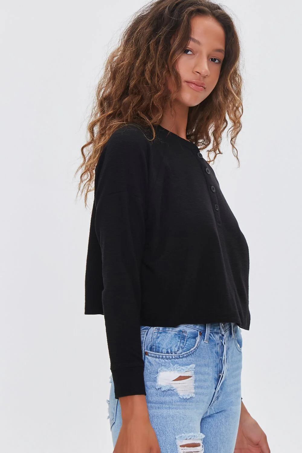 Dolman Henley Top - Image 2