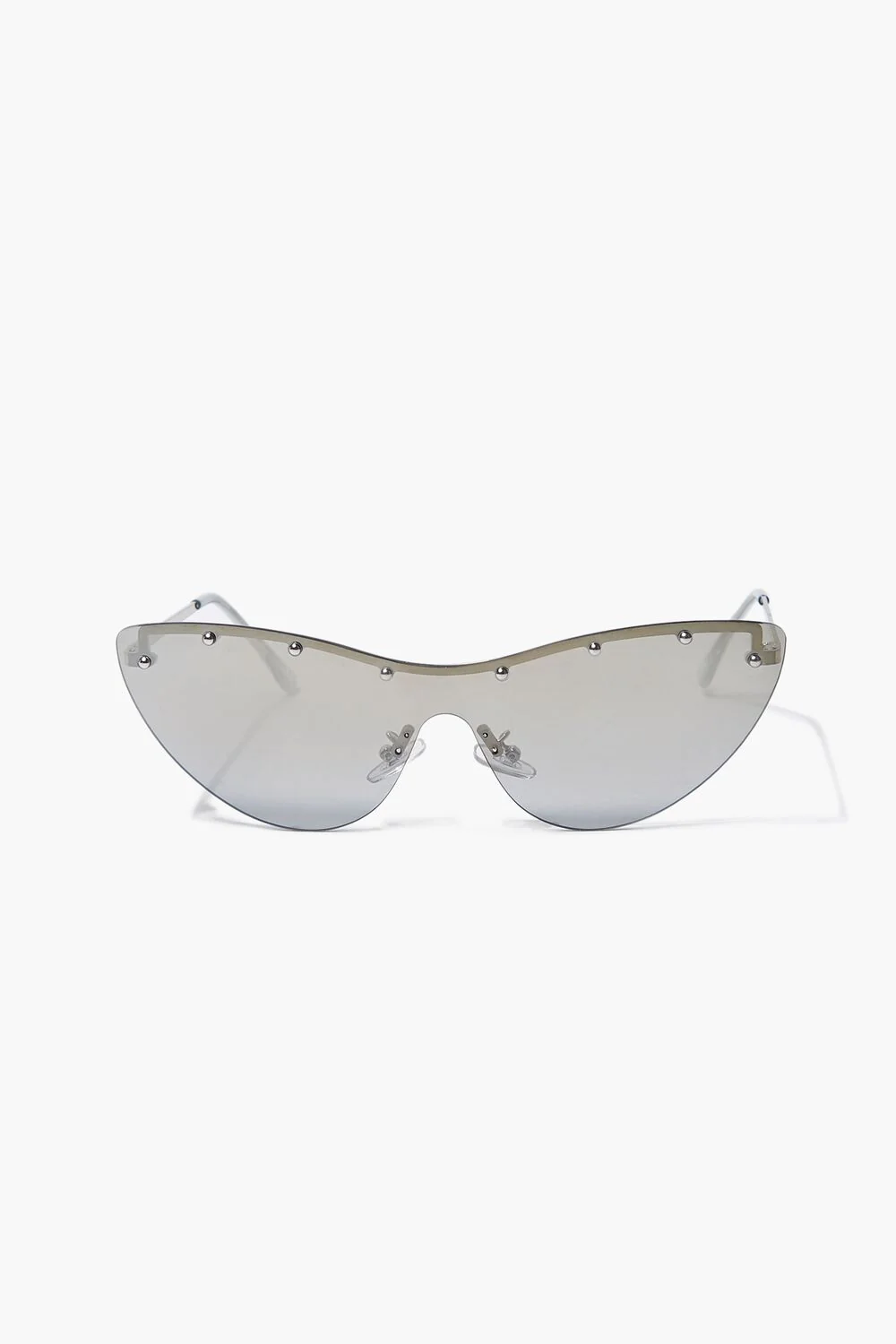 Studded Mirror Cat-Eye Sunglasses - Image 3