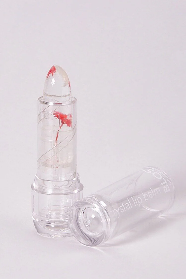 Blossom Crystal Lip Balm – Red Flower - Image 3