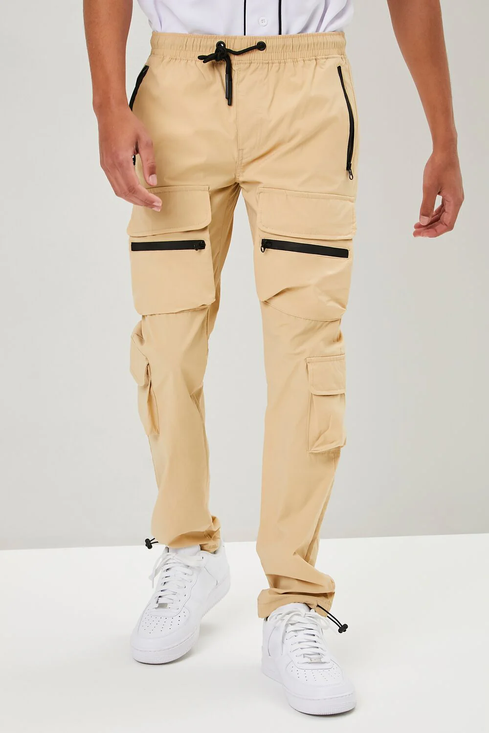 Drawstring Utility Cargo Joggers - Image 2