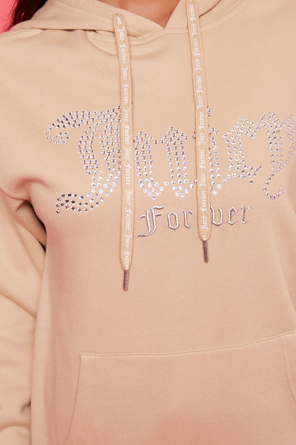 Juicy Couture Rhinestone Fleece Hoodie - Image 5