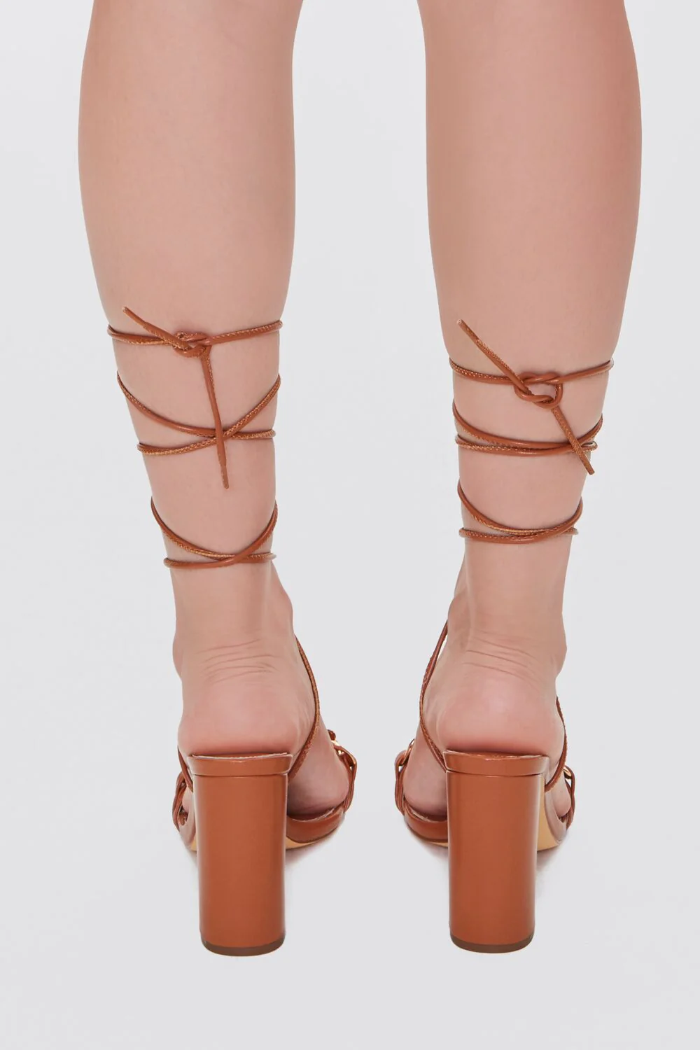 Curb Chain Wraparound Block Heels - Image 3
