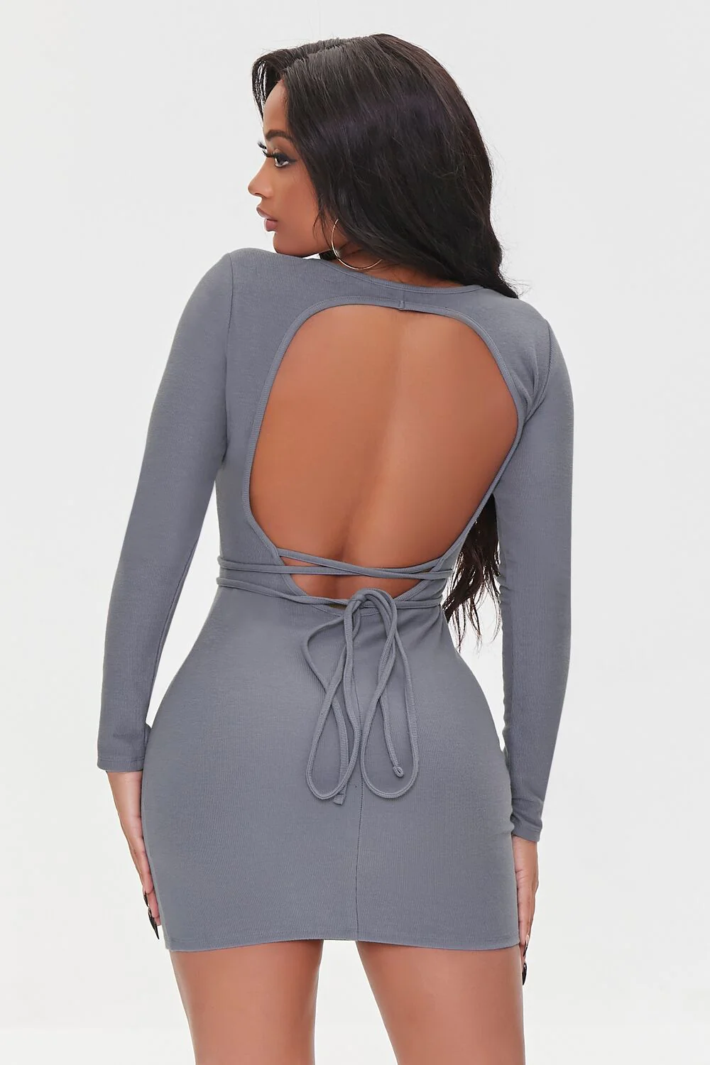 Cutout-Back Mini Dress - Image 3