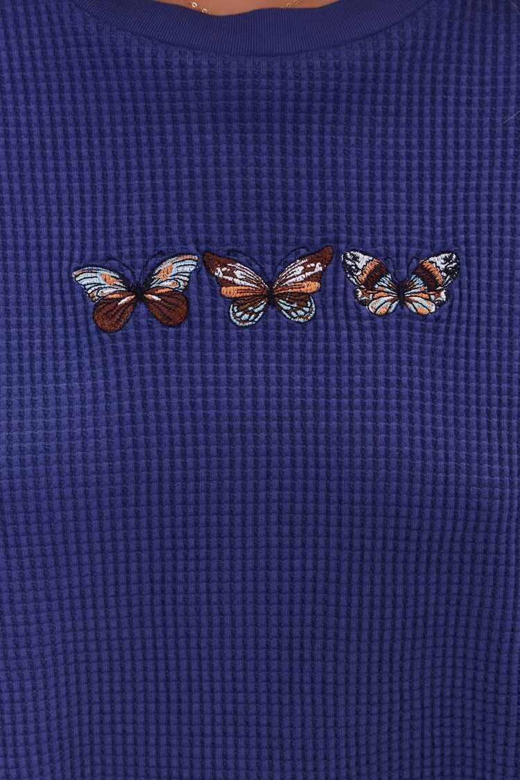 Butterfly Graphic Cropped Tee - Image 5
