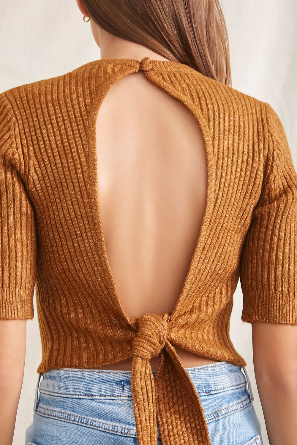 Cutout Sweater-Knit Top - Image 5