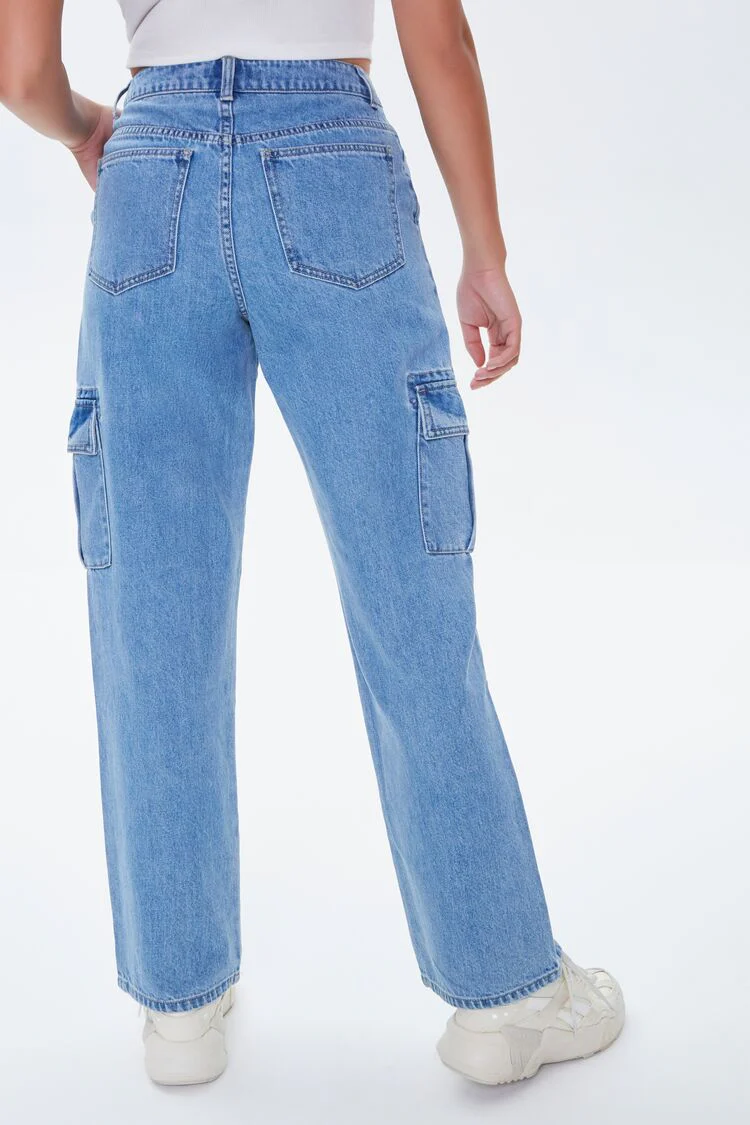 Cargo Straight-Leg Jeans - Image 4