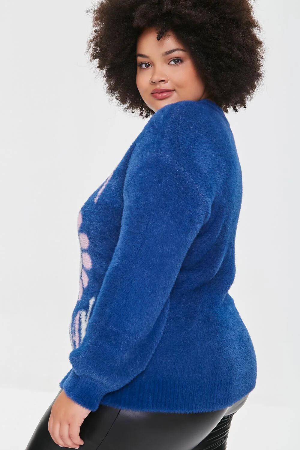 Plus Size Daisy Sweater-Knit Pullover - Image 2