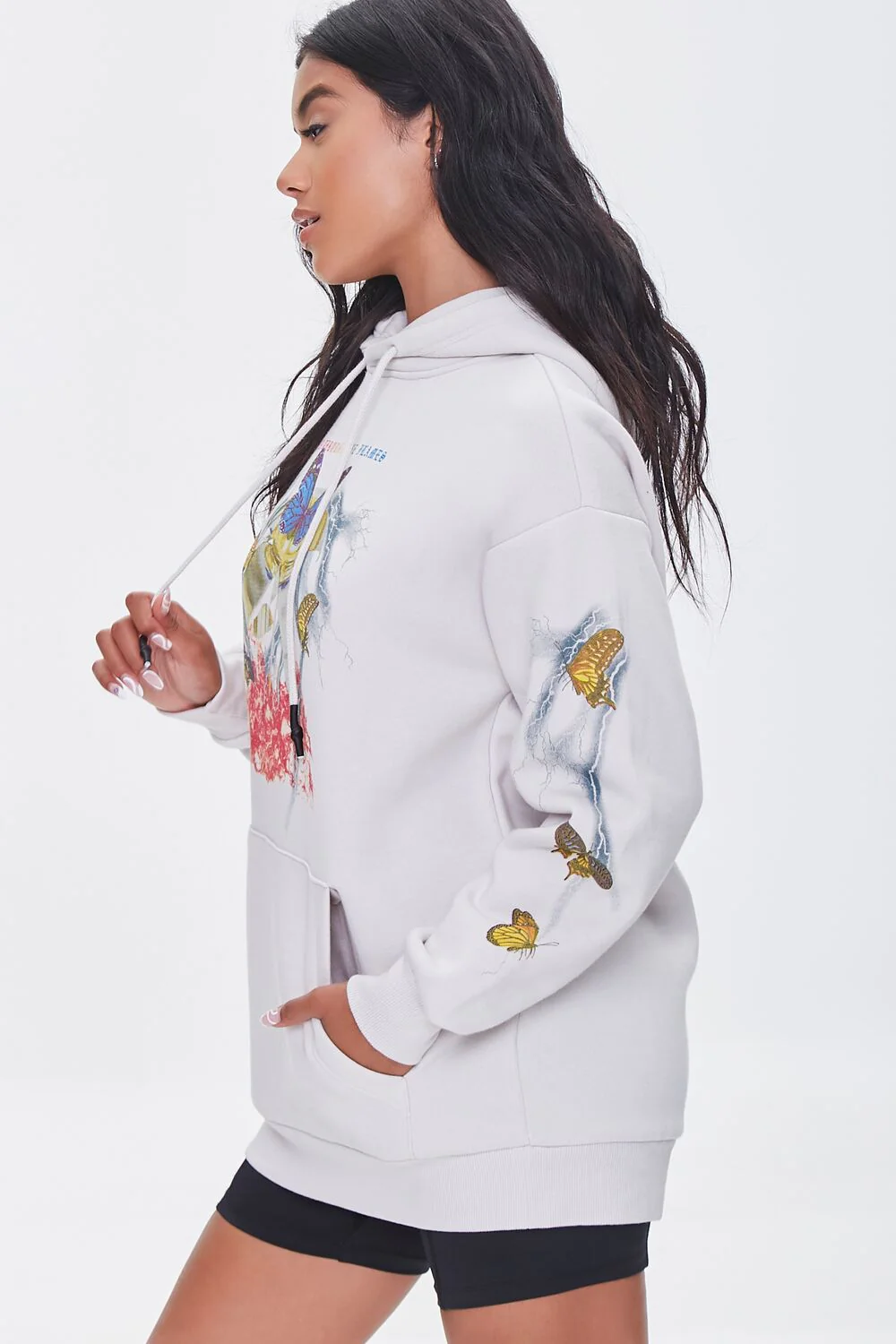 Butterfly Lightning Graphic Hoodie - Image 2