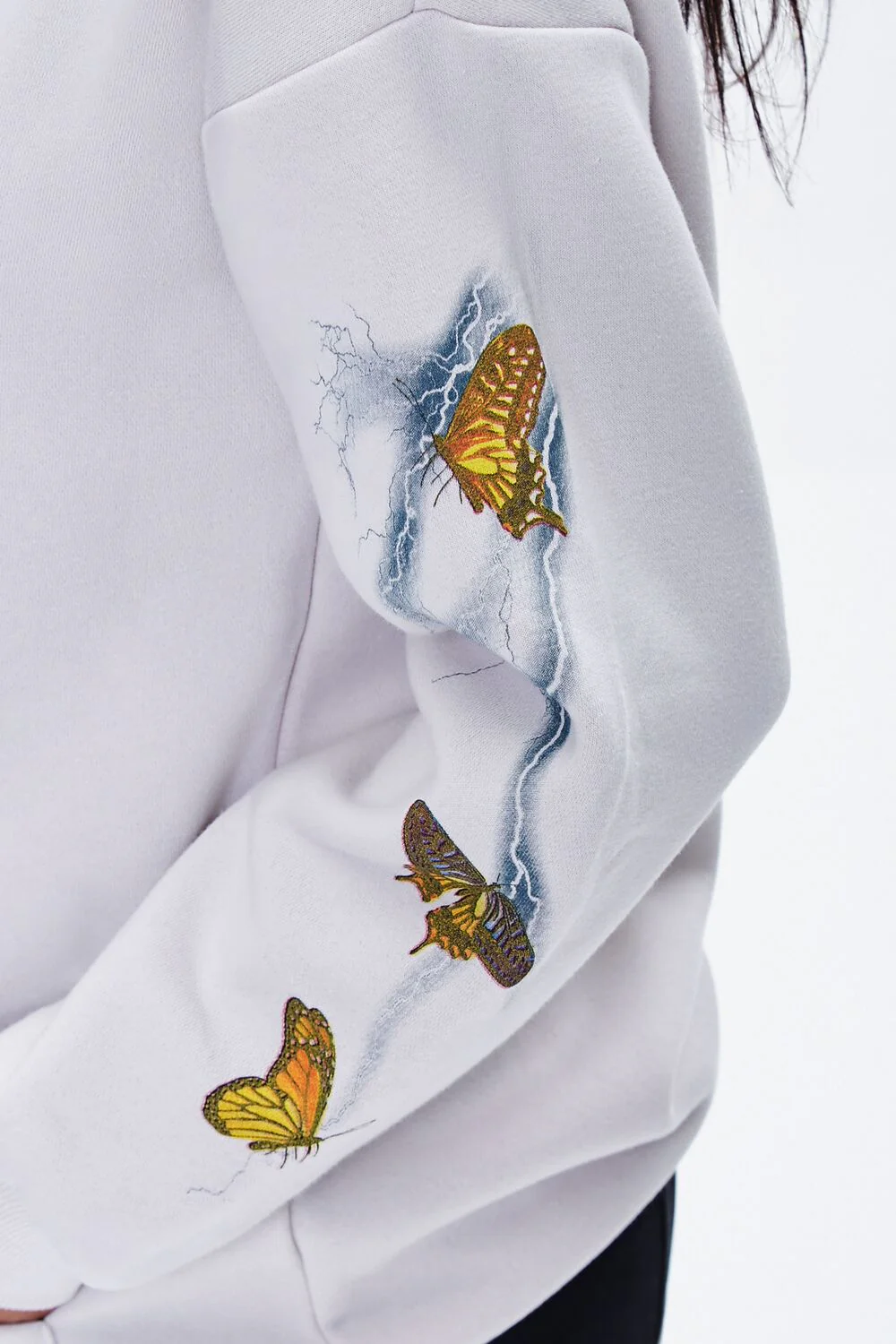 Butterfly Lightning Graphic Hoodie - Image 6