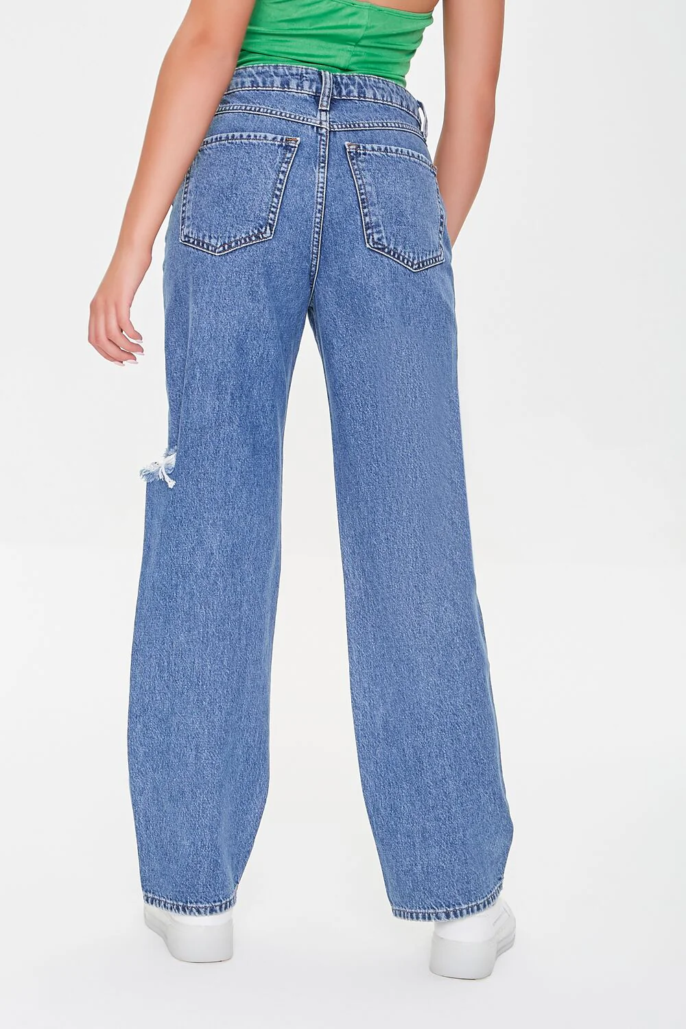 Premium Distressed 90s Fit Jeans - Image 4