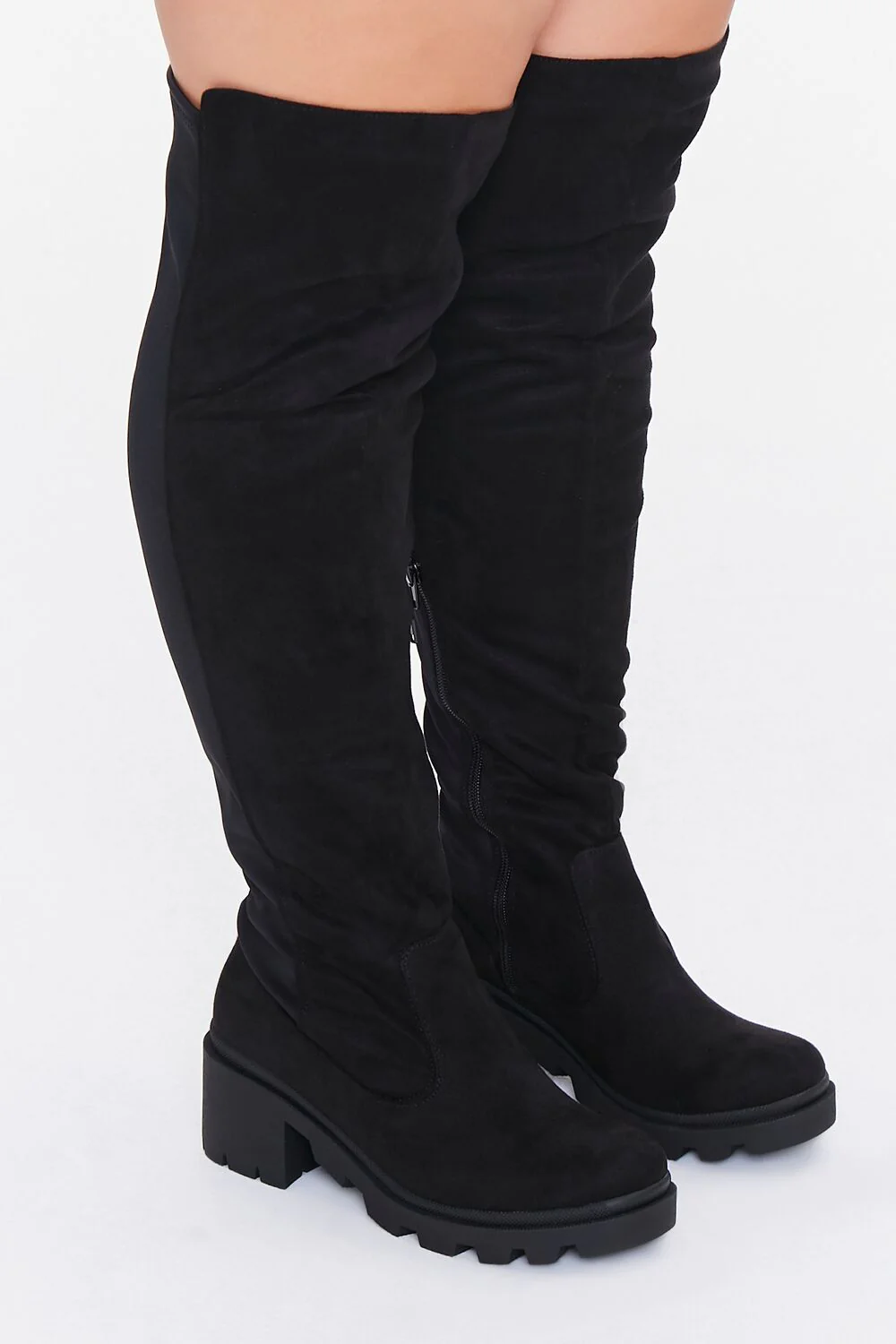 Over-the-Knee Lug Boots (Wide) - Image 2