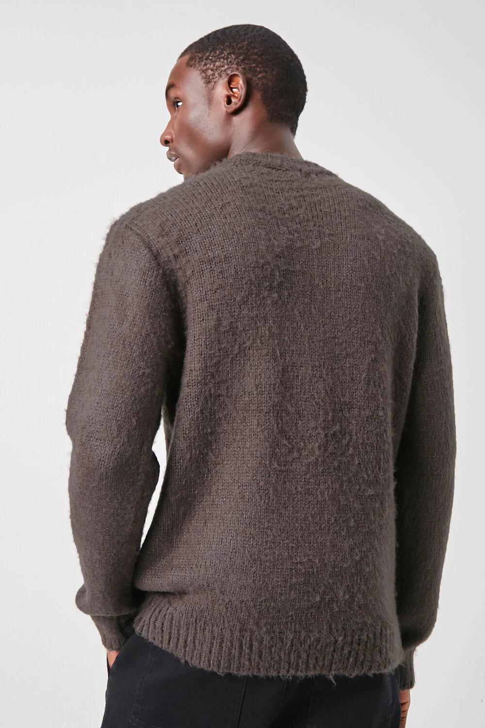 Brushed Purl Knit Sweater - Image 3